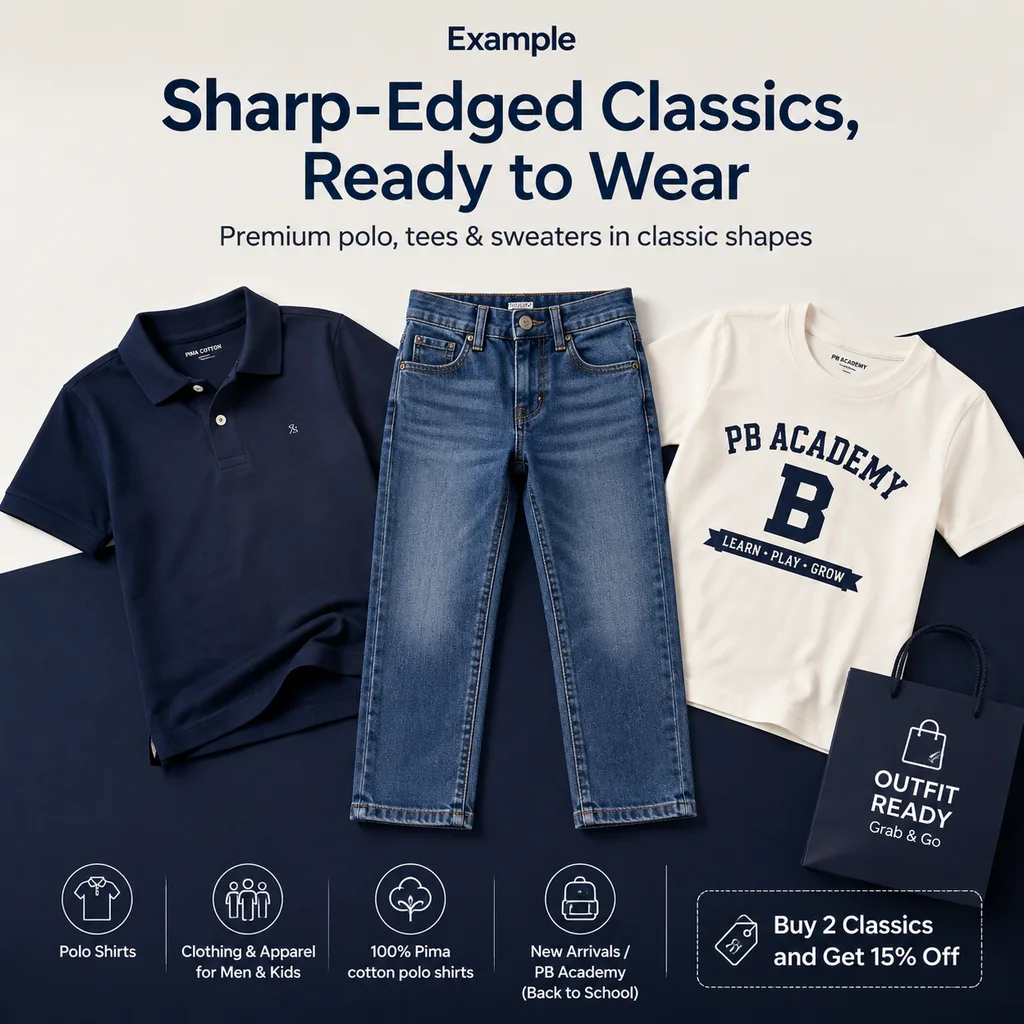 AI-generated on-brand ad — feed