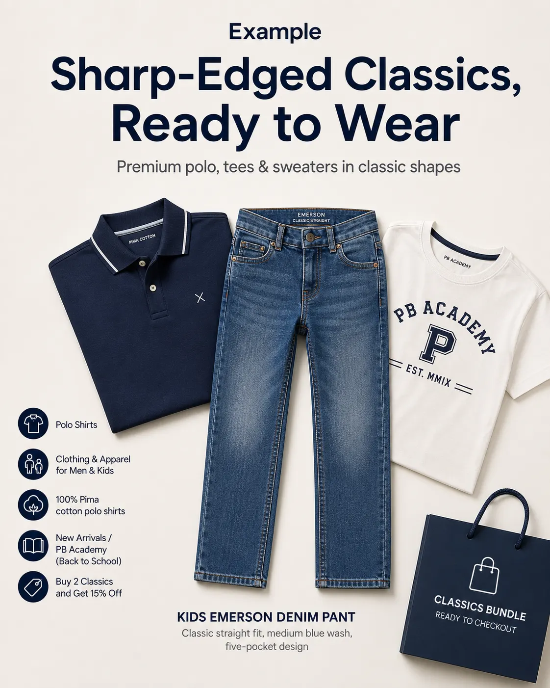 AI-generated on-brand ad — feed